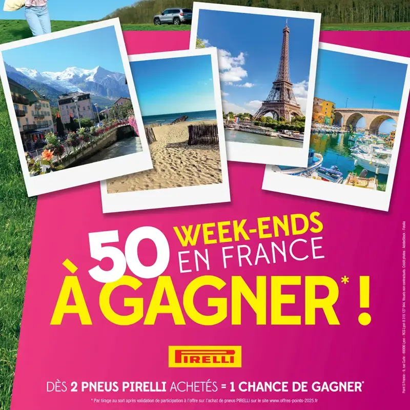 50 Week-end en France a Gagner